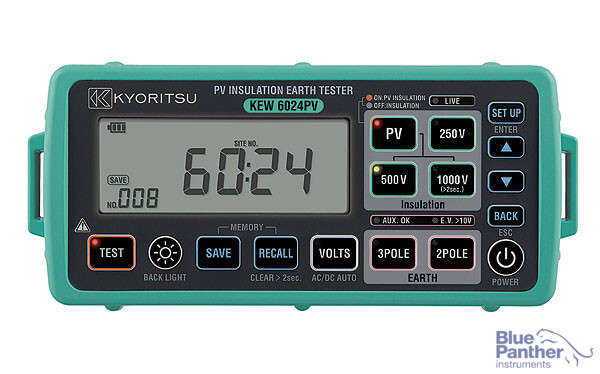 Měřič izolace KEW 6024PV - KYORITSU Výrobce vyvíjející, vyrábějící