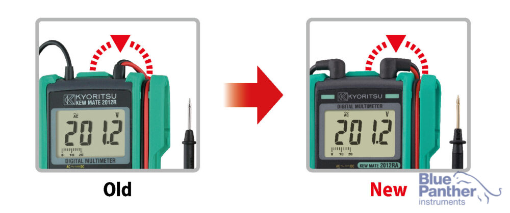 Multimetr Kyoritsu KEWMATE 2012RA, nový vstup kabelů